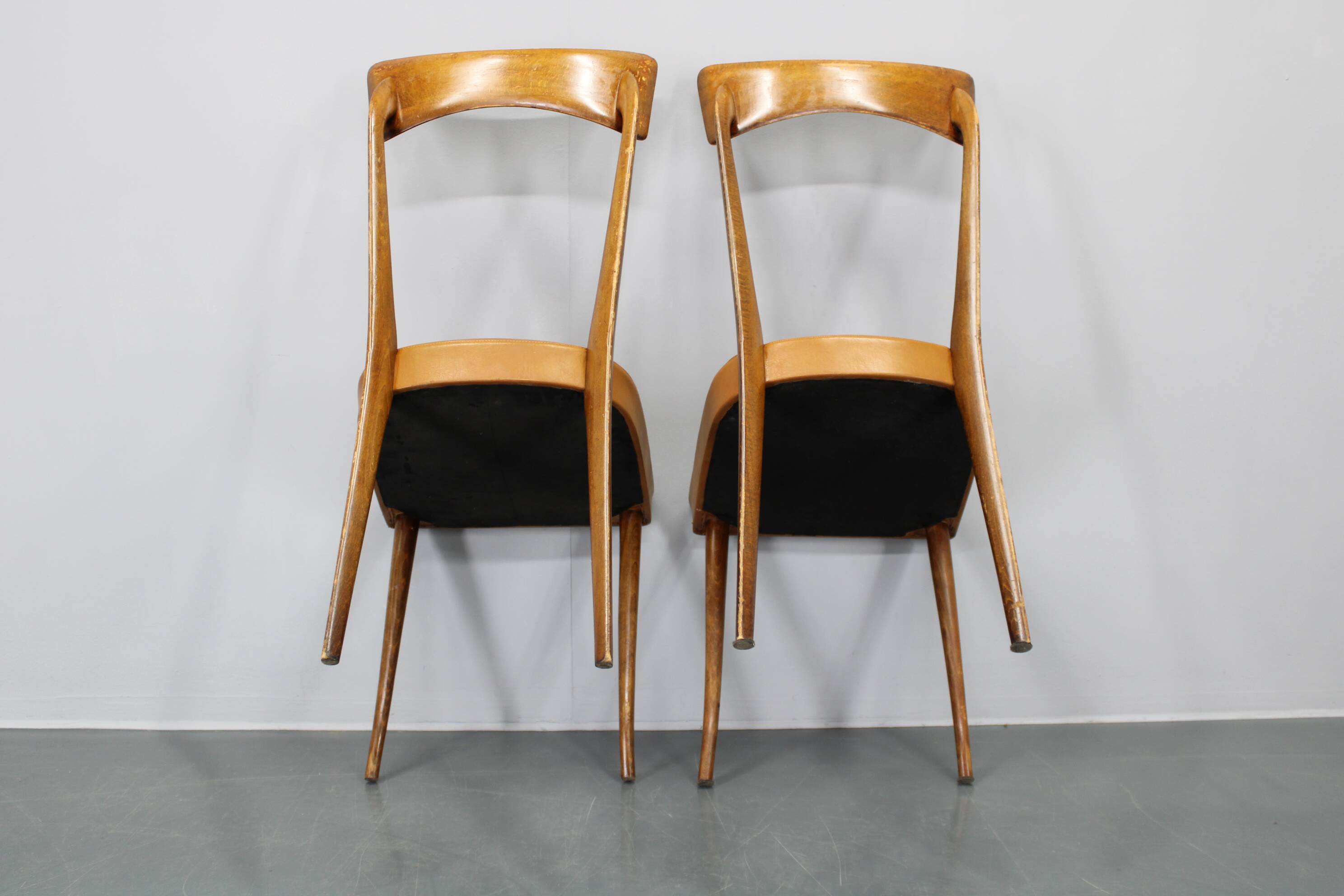 1950s Set of Four Italian Dining Chairs