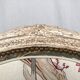 Louis XVI style armchair in white lacquered wood, 19th century