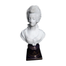 Ancien buste de Marie Antoinette porcelaine, biscuit d'époque XIX ème