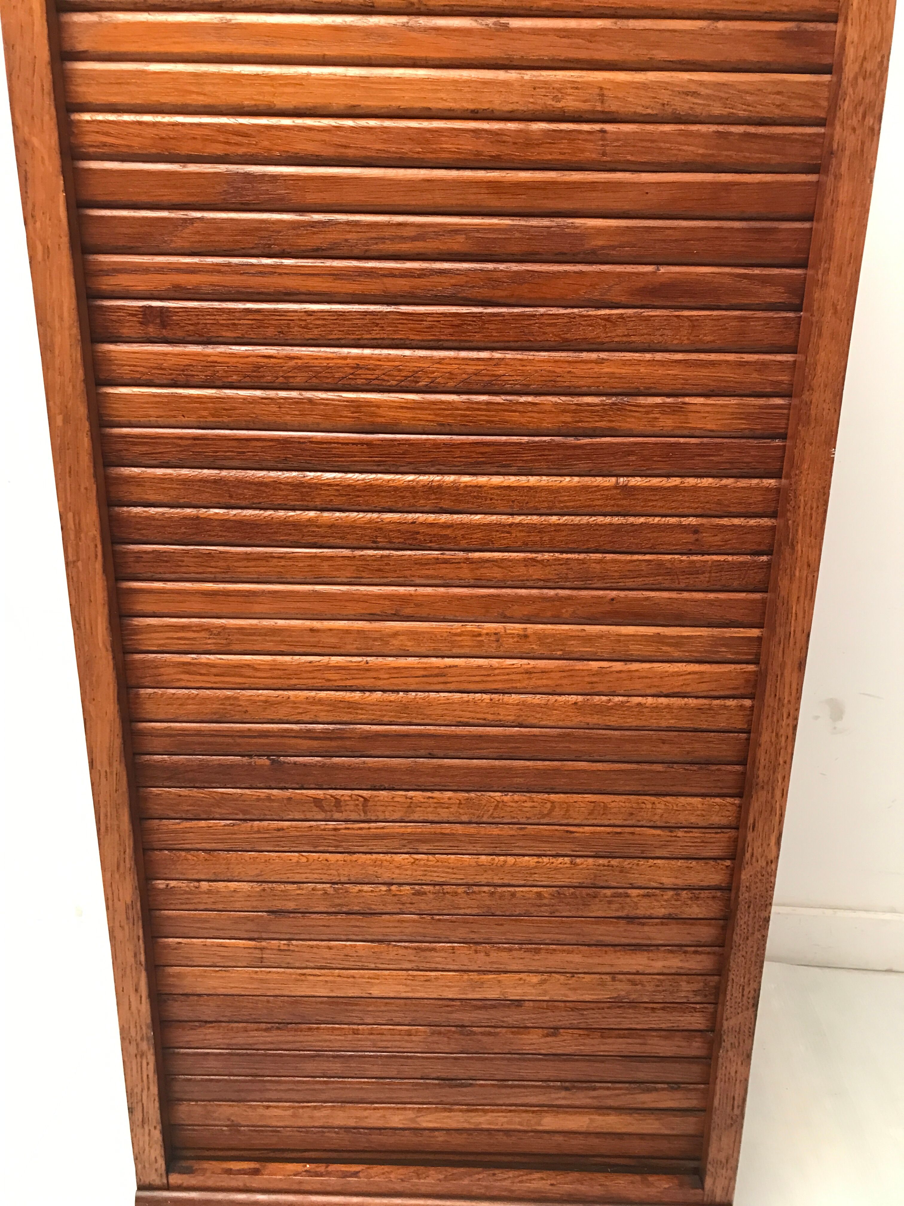 Meuble classeur à rideaux année 50-60