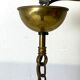 Lanterne vintage 70's verre et métal