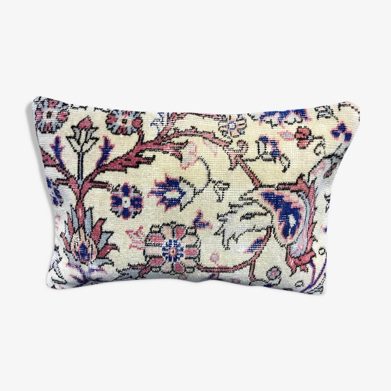 Handmade Faded Lumbar Carpet Pillow 40x60cm