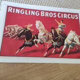 Vintage two-sided circus posters