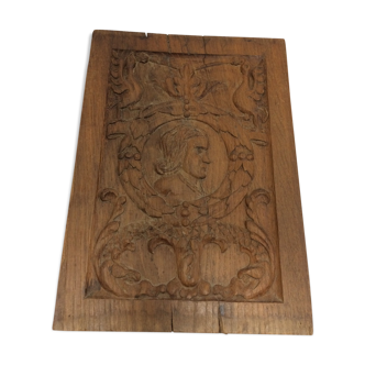 Old wooden decorative panel