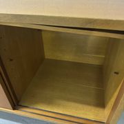 Florence Knoll furniture in teak from the 1970s.
