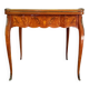 Game table Louis XV style, Napoleon III period (bronze fall and bronze belt, marqueteri