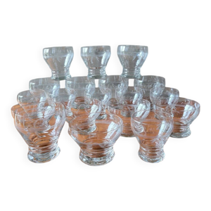 service de Verres Art-Déco,