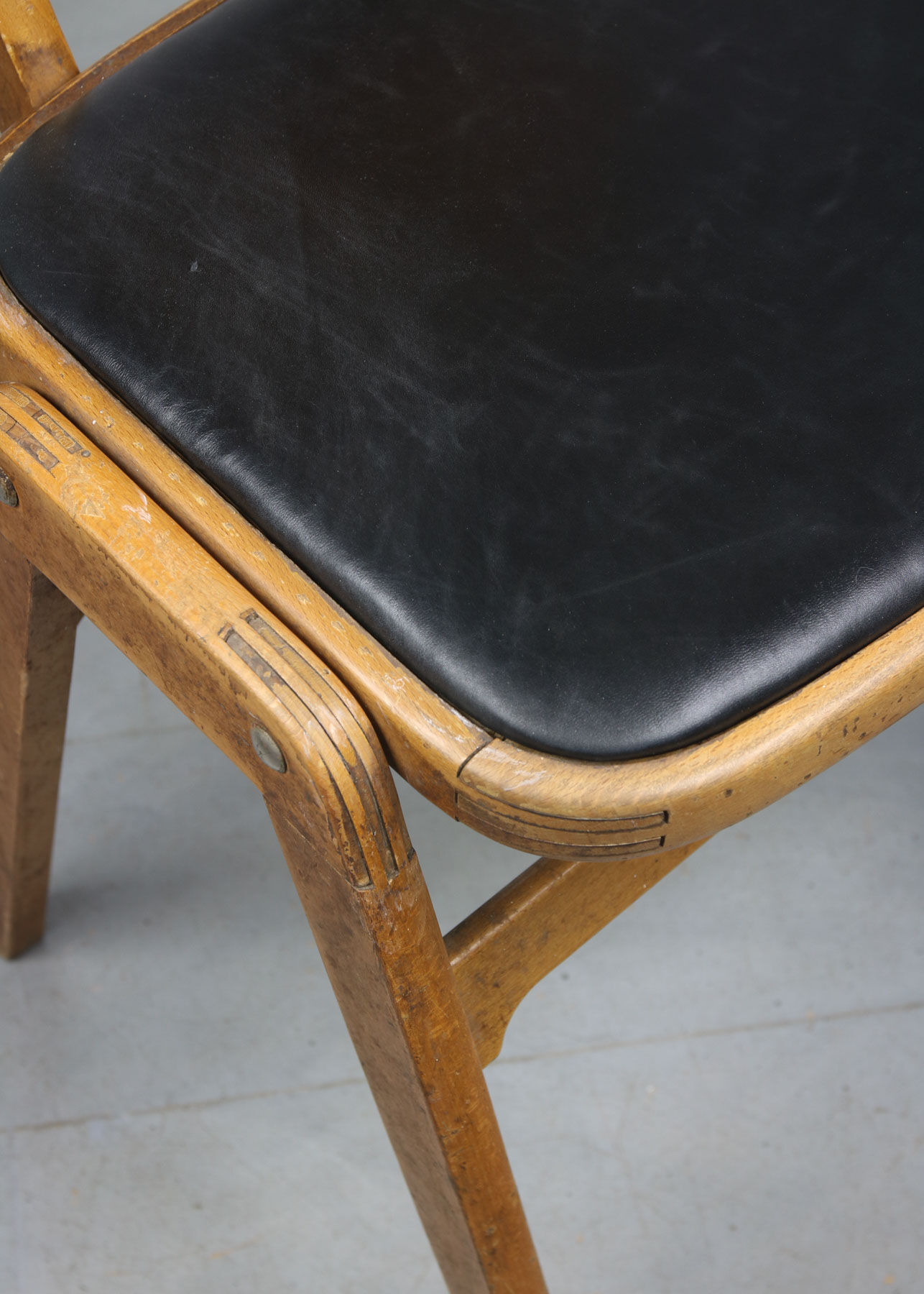 Italian leather chair