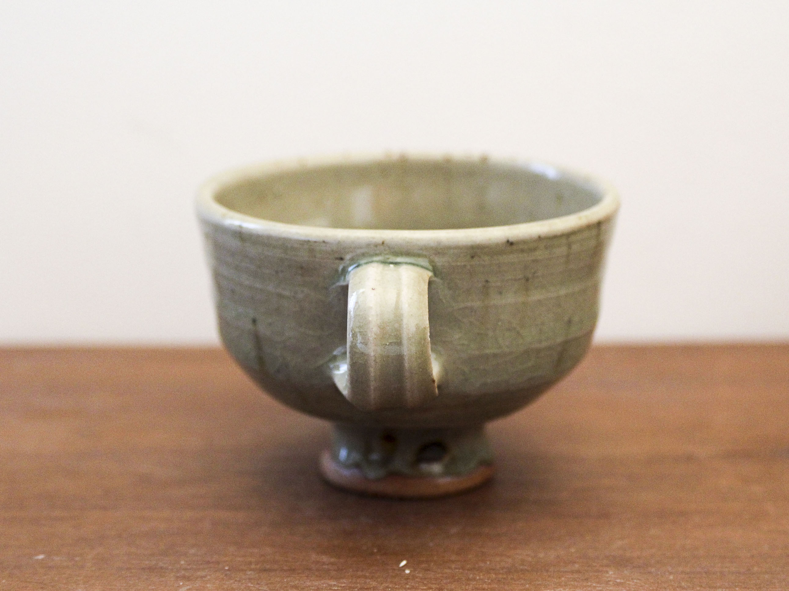 Gustave Tiffoche glazed stoneware cider set