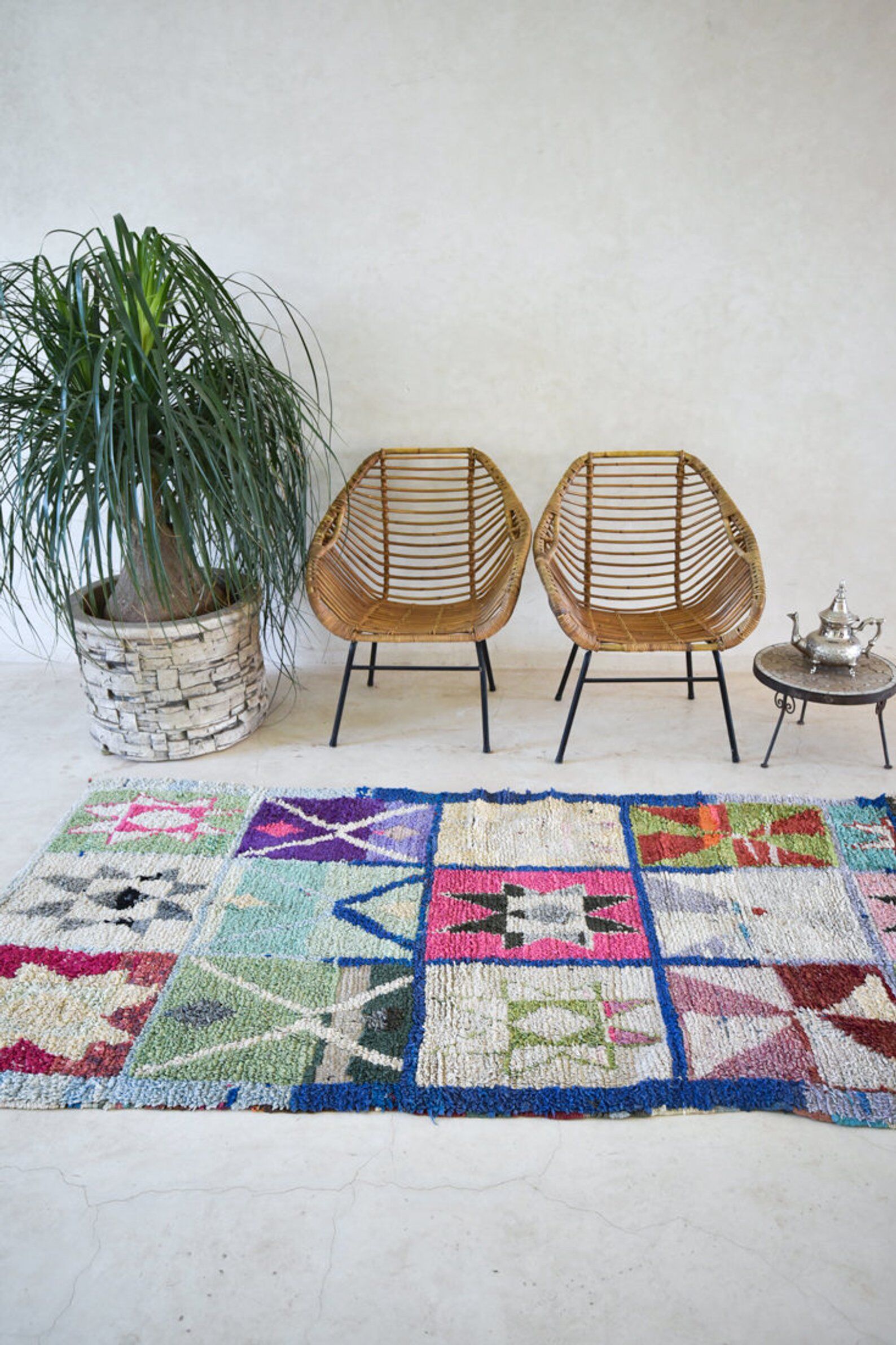 Carpet boucherouite 118x228cm