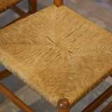Series of four chairs and two armchairs Danish design 1960'
