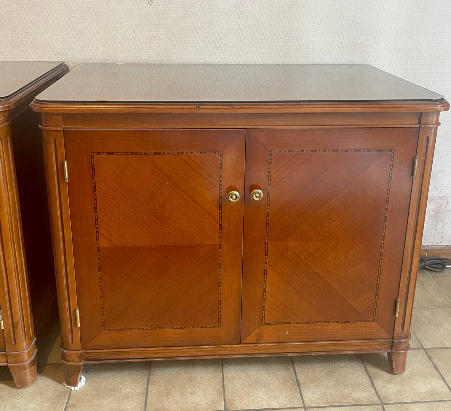 Pair of Louis XVI style sideboards from the 20th century