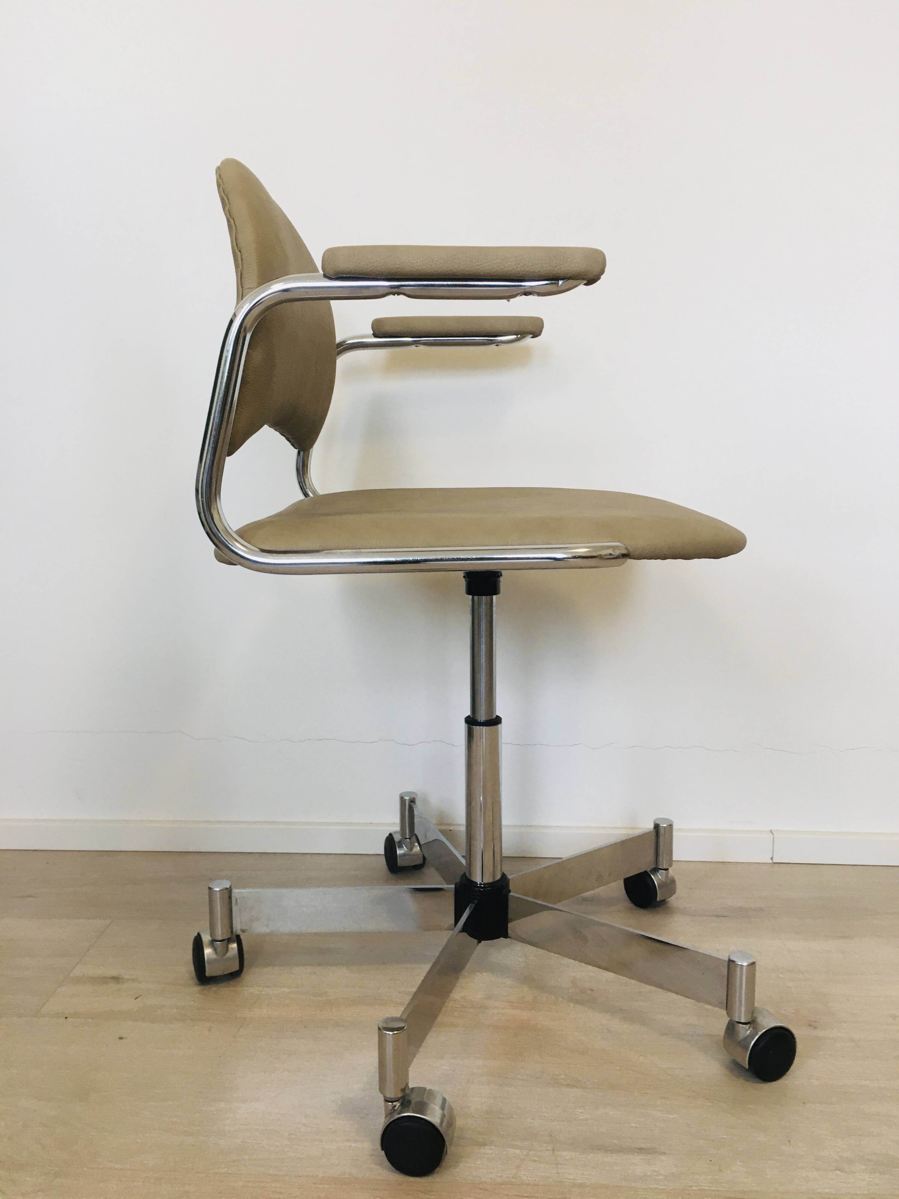 Fully Restored Kovona Desk Chair K-107, Czechoslovakia 1970’s