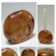 candle holder solid wood carved design 80s