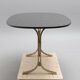 Table haute avec son plateau en labradorite
