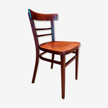 Chaise bistrot acajou