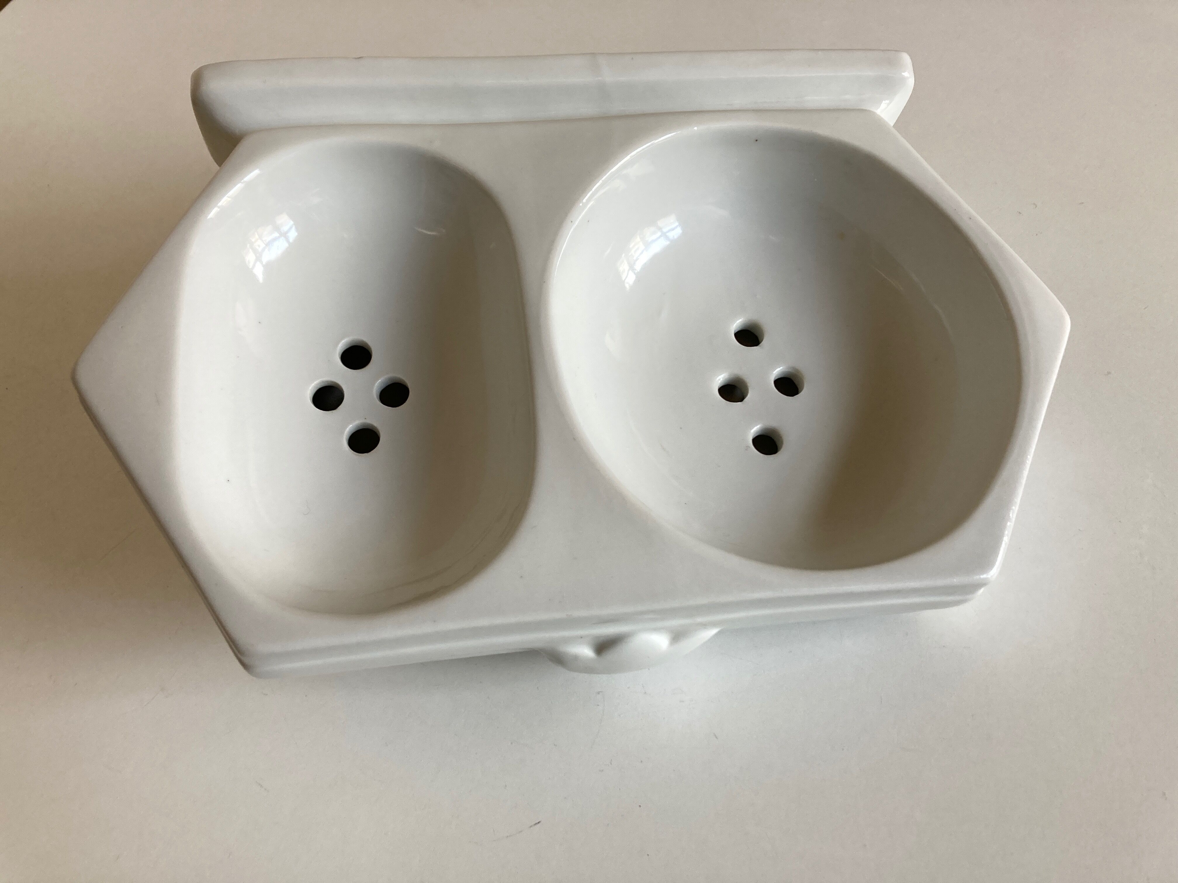 Bathroom shelf soap holder wall 19th