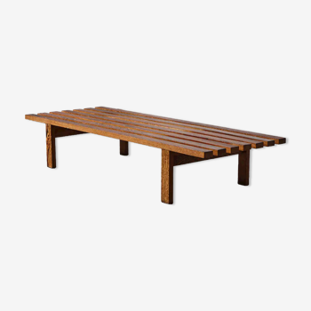 Martin Visser BZ72 Wenge Slat Bench for 't Spectrum 1960