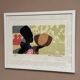 Original Swedish Color Lithograph – “Woman” by Lars Norrman – Signed