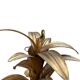 1960s Hollywood Style Gold Metal Chandelier, Fleuri