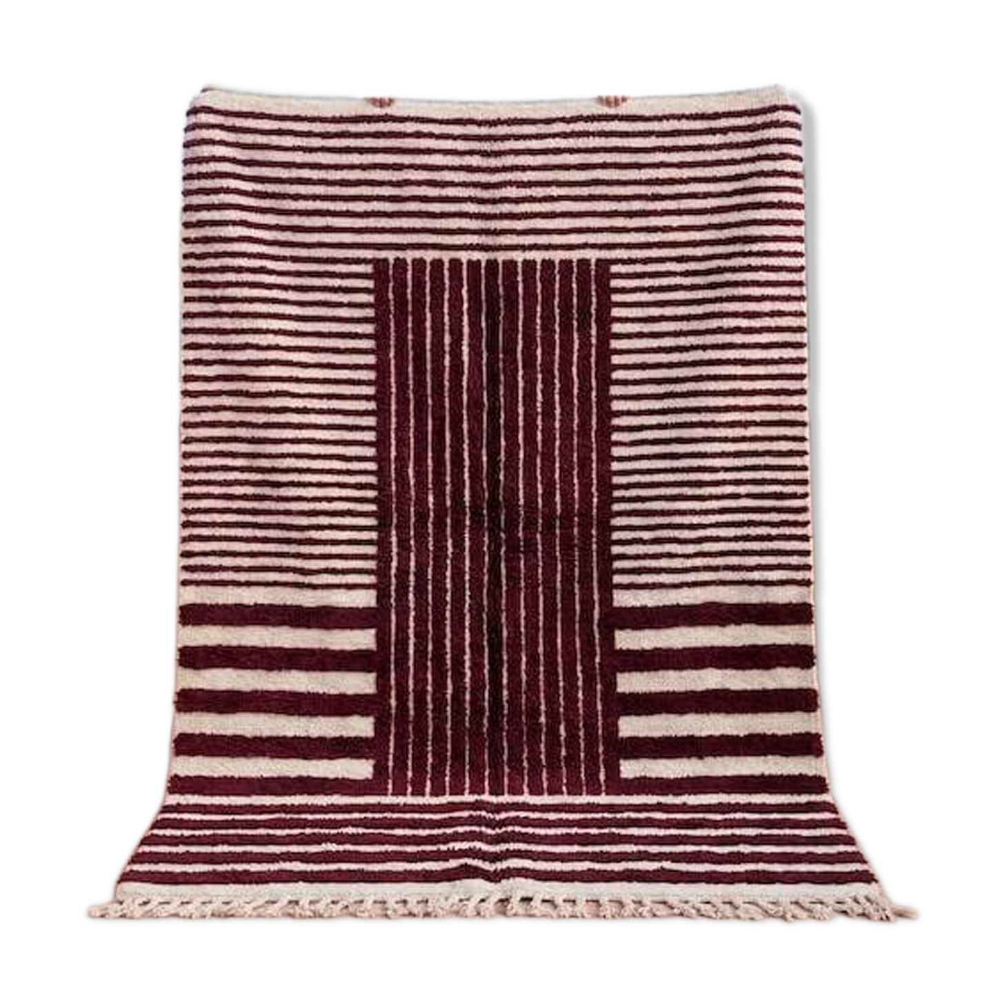Authentic traditional handwoven pure wool rug