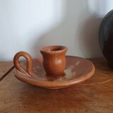 Sandstone handle candle holder