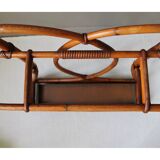 Umbrella door XIXth Rattan and Osier