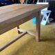 Table de ferme bois brut