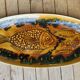 Fish platter, Longchamp earthenware. Designs attributed to Robert Picault