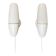 Mid-Century Modern German Ceramic 6065 Sconce by Wilhelm Wagenfeld for Lindner, 1950s, Set of 2