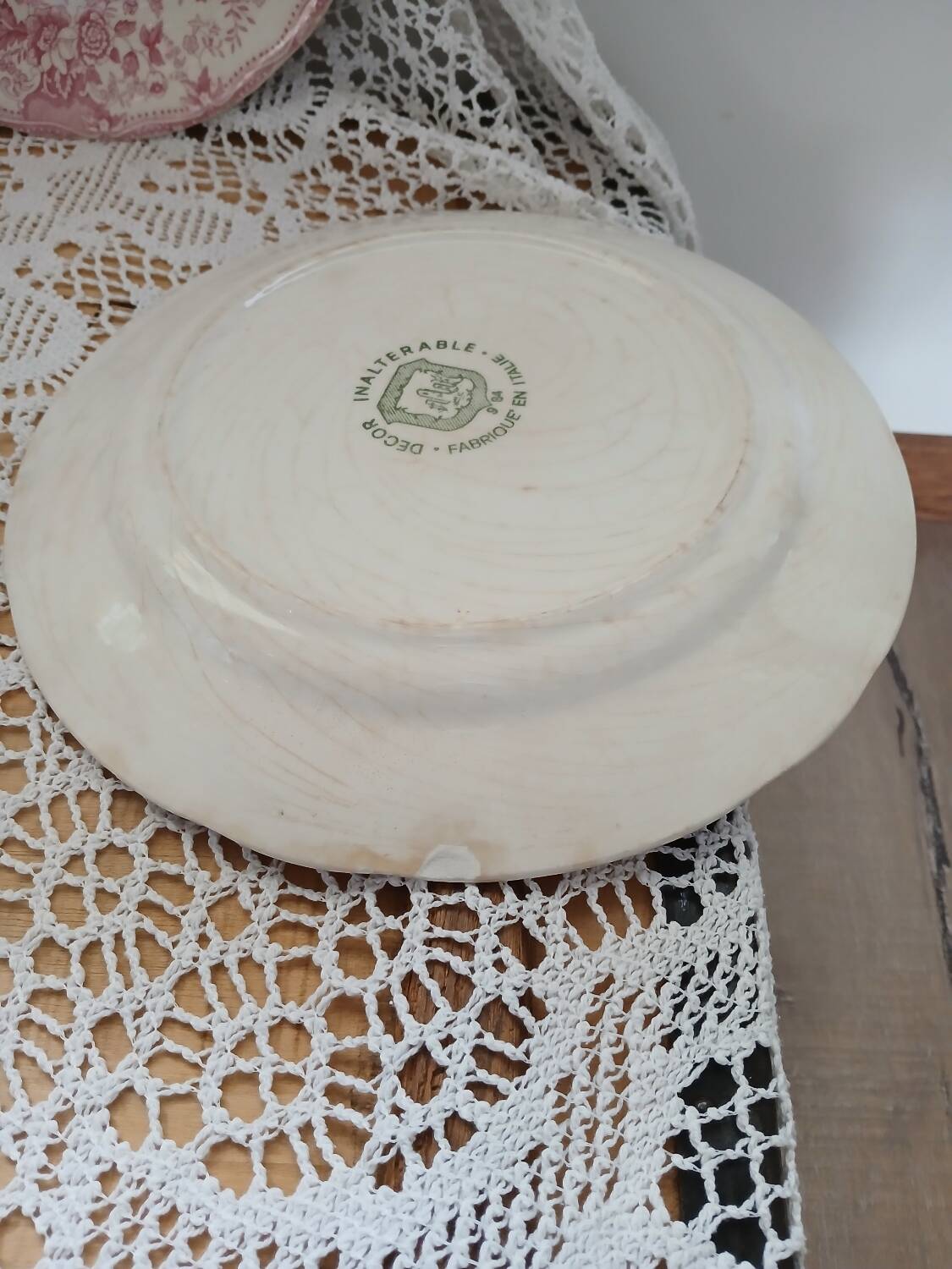 10 antique dinner plates