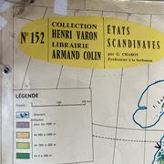 Old school map Scandinavian States