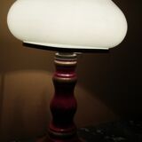 Burgundy lamp with gilding