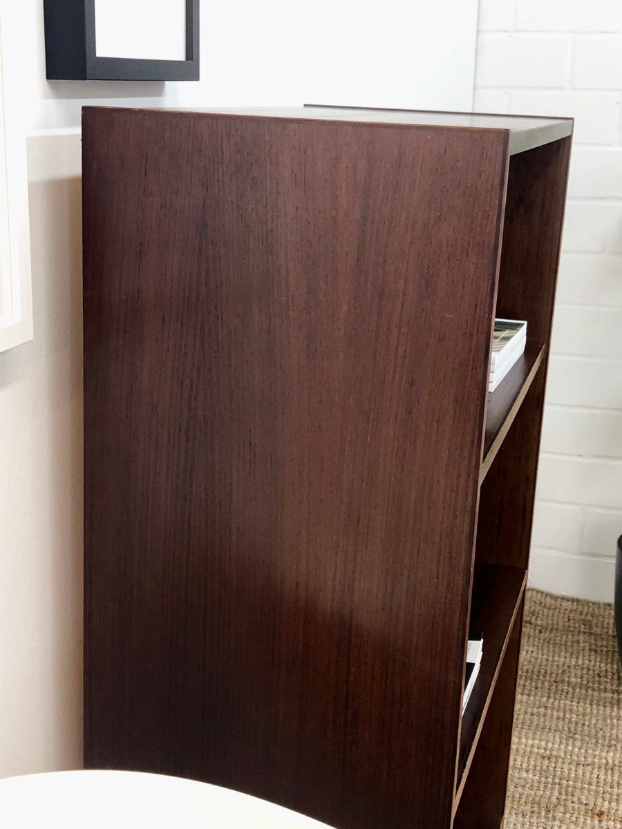 Scandinavian library in rosewood 60.5 cm