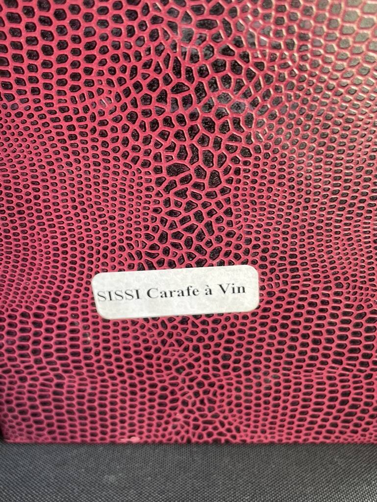 Sissi wine decanter – Cristallerie Lorraine de Lemberg