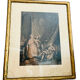 Framed antique print Le petit jour . Nicolas Delaunay