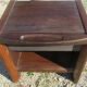 Paire de tables de chevet, vintage, placage palissandre