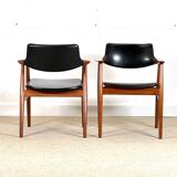 A set of four or six Svend Aage Eriksen model Gm11 dining chairs, 1960s
