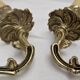 Wall light pair solid bronze Registered Model candle holder