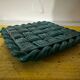 Woven ceramic trivet from Vallauris in the Massier style.