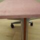 Pink footrest, Danish design, 1960s, production: Denmark