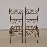 Wrought iron chairs