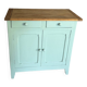 Ancien buffet parisien vert amande