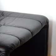 Fauteuil skaï vintage 1970