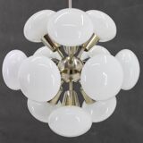 1970s Chrome Plated  12-Flamming  Sputnik , Czechoslovakia