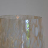 Vase with iridescent pattern