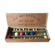 Old wooden lounge croquet game in its box