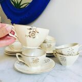 Digoin fine porcelain coffee service