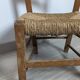 Chaise de campagne paillée enfant