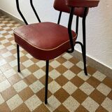 Chaise fauteuil tubulaire années  50